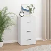 Image de vidaXL Buffet Blanc 40x33x70 cm Bois d'ingénierie819420