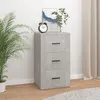 Image de Buffet Gris béton 40x33x70 cm Bois d ingénierie