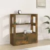 Image de vidaXL Buffet Chêne fumé 80x30x90 cm Bois d'ingénierie819465