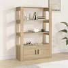 Image de vidaXL Buffet, Armoire Latérale avec Étagères et Porte, Meuble de Rangement Salon Salle de Séjour, Moderne, Chêne Sonoma Bois d'Ingénierie