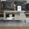 Image de Table basse Gris béton 90x49x45 cm Bois d ingénierie