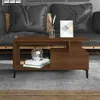 Image de Table basse Chêne marron 90x49x45 cm Bois d ingénierie