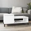 Image de vidaXL Table basse Blanc 100x50x45 cm Bois d'ingénierie821132