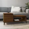 Image de vidaXL Table basse Chêne marron 100x50x45 cm Bois d'ingénierie821139