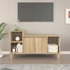 Image de Meuble TV Chêne sonoma 100x35x55 cm Bois d ingénierie
