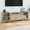 Image de vidaXL Tv-meubel 160x35x55 cm bewerkt hout sonoma eikenkleurig821191