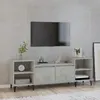 Image de vidaXL Meuble TV Gris béton 160x35x55 cm Bois d'ingénierie821200