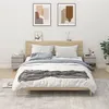 Image de vidaXL Tables de chevet 2 pcs Gris béton 40x35x50 cm821835