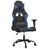Image de Chaise de bureau Vidaxl interieur pliable en metal H. 120.5 cm noir
