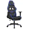 Image de Chaise vidaxl H. 127 cm non pliable interieur en plastique bleu