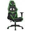 Image de Chaise vidaxl interieur non pliable en plastique H. 127 cm vert