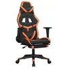 Image de Chaise vidaxl interieur non pliable H. 116 cm en plastique noir