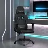 Image de vidaXL Chaise de jeu Noir Similicuir