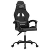Image de vidaXL Chaise de jeu Noir Similicuir