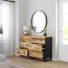 Image de vidaXL 2x Buffets Armoires de Rangement Organisateurs de Maison Meubles de Salle de Séjour Salon 60x33x75 cm Bois de Manguier Brut