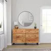 Image de Buffets 2 pcs 60x33x75 cm bois massif d acacia