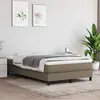 Image de vidaXL Bedframe zonder matras 120x200 cm stof taupe3120504