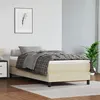 Image de vidaXL Bedframe kunstleer cràmekleurig 100x200 cm3120684