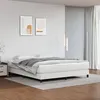 Image de Cadre de lit sans matelas blanc 180x200 cm similicuir