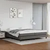 Image de Cadre de lit sans matelas gris 200x200 cm similicuir