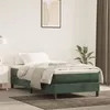 Image de vidaXL Bedframe zonder matras 100x200 cm fluweel donkergroen3120757