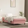 Image de vidaXL Bedframe fluweel roze 100x200 cm3120759