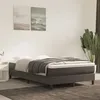 Image de Cadre de lit sans matelas gris foncé 120x200 cm velours