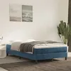 Image de vidaXL Bedframe zonder matras 120x200 cm fluweel donkerblauw3120764