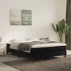 Image de Cadre de lit sans matelas noir 140x200 cm velours