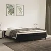 Image de Cadre de lit sans matelas noir 180x200 cm velours