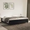 Image de Cadre de lit sans matelas noir 200x200 cm velours