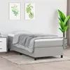 Image de vidaXL Bedframe zonder matras 90x200 cm stof lichtgrijs3120830