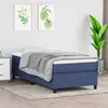 Image de vidaXL Bedframe zonder matras 90x200 cm stof blauw3120836