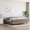 Image de Cadre de lit sans matelas taupe 180x200 cm tissu