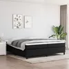Image de vidaXL Bedframe zonder matras stof zwart 200x200 cm3120888