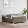 Image de vidaXL Bedframe zonder matras 120x200 cm stof taupe3120949