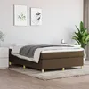 Image de vidaXL Bedframe zonder matras stof donkerbruin 140x190 cm3120956