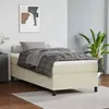 Image de vidaXL Bedframe kunstleer cràmekleurig 90x190 cm3121019