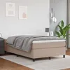 Image de vidaXL Bedframe kunstleer cappuccinokleurig 120x200 cm3121040
