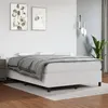 Image de Cadre de lit sans matelas blanc 140x190 cm similicuir
