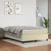 Image de vidaXL Bedframe kunstleer cràmekleurig 140x190 cm3121043