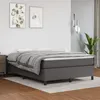 Image de Cadre de lit sans matelas gris 140x190 cm similicuir