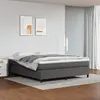 Image de Cadre de lit sans matelas gris 160x200 cm similicuir