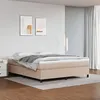 Image de Cadre de lit sans matelas cappuccino 160x200 cm similicuir