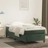 Image de vidaXL Bedframe zonder matras 80x200 cm fluweel donkergroen3121087