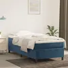 Image de vidaXL Bedframe zonder matras 90x190 cm fluweel donkerblauw3121094