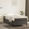 Image de vidaXL Bedframe zonder matras 100x200 cm fluweel donkergrijs3121103
