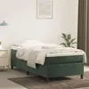 Image de vidaXL Bedframe zonder matras 100x200 cm fluweel donkergroen3121105