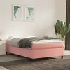 Image de vidaXL Bedframe fluweel roze 120x200 cm3121113