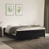 Image de Cadre de lit sans matelas noir 180x200 cm velours